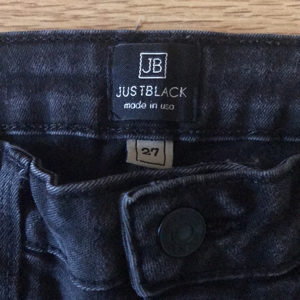 JUST BLACK Ripped Jeans - Picture 3 of 7